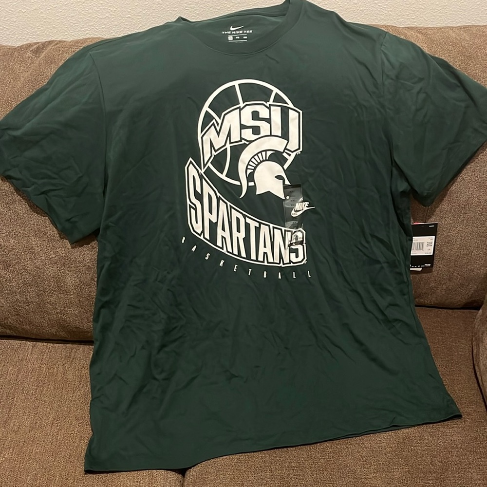 NWT Michigan State Spartan’s Basketball shirt